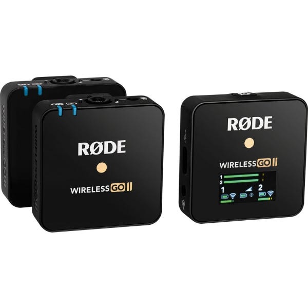 Rode Wireless GO 2 Dual Compact Digital Wireless Microphone Rode Wireless GO 2 Dual Compact Digital Wireless Microphone